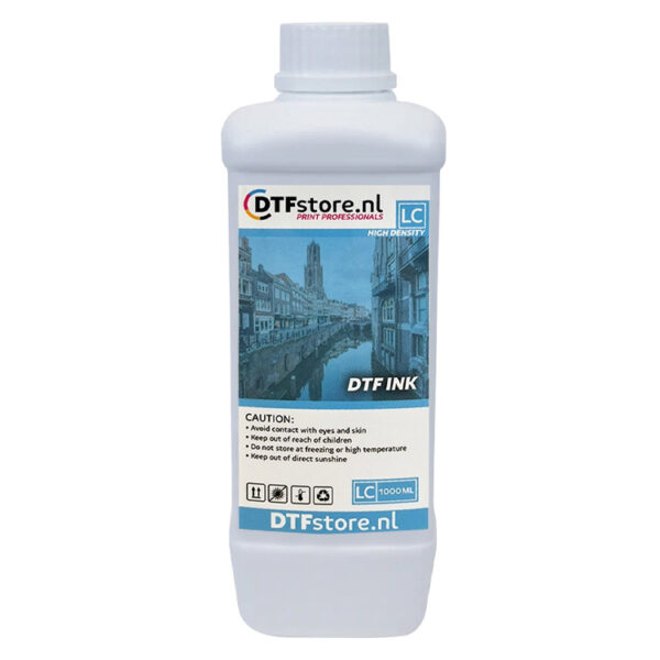 DTF Inkt - 1liter - Light Cyaan